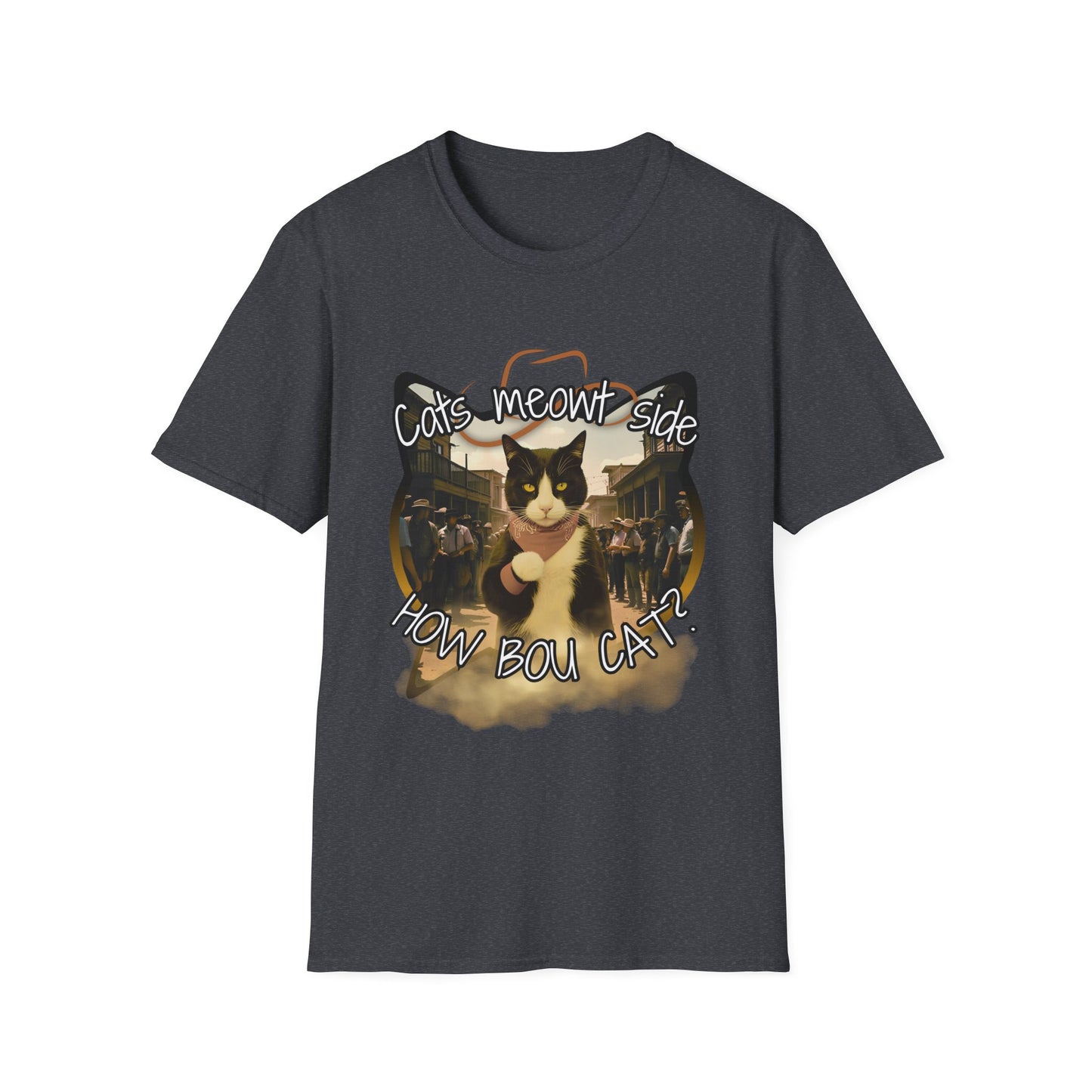 Cats Meowt Side How Bou Cat - Cotton Tee