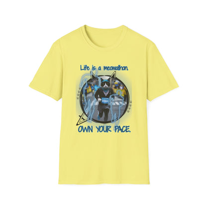 Life is a Meowathon (Blue)