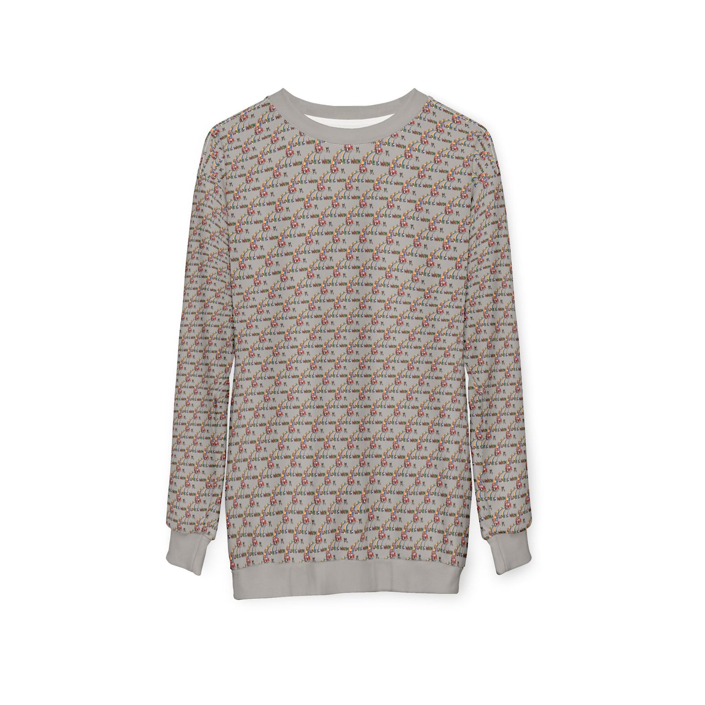 Love is Warm - All Over Print Sweatshirt