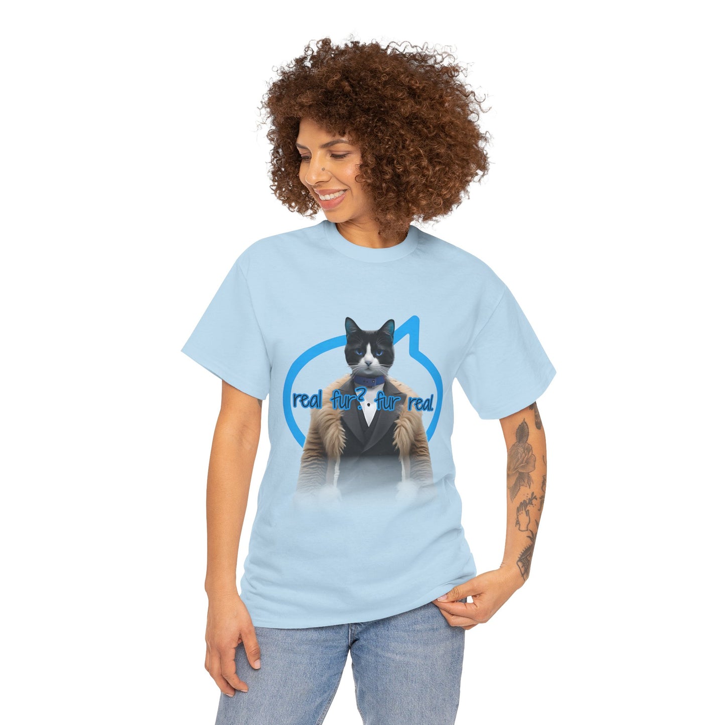 Real Fur?  Fur Real - CatTawk Tee