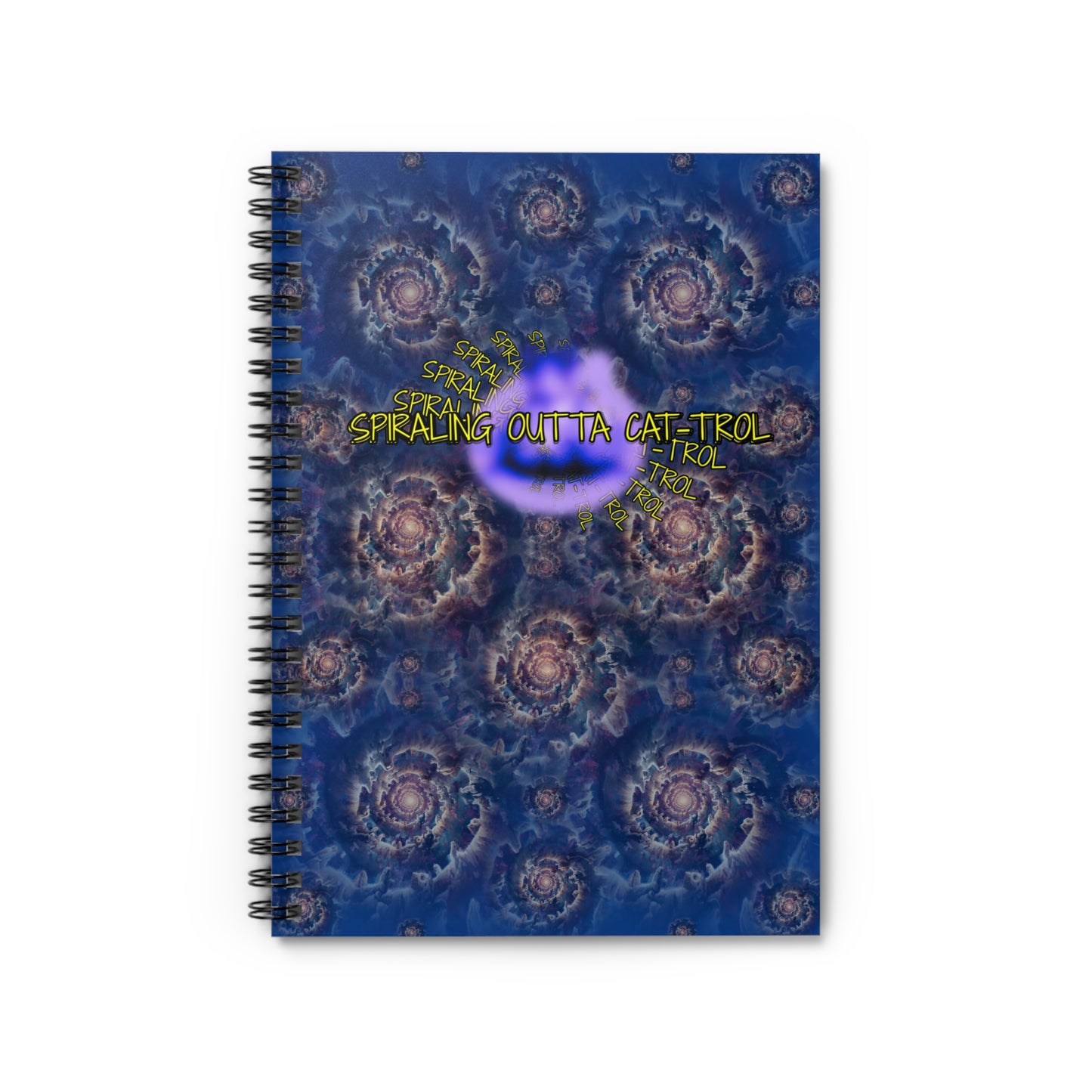 Spiraling Outta Cat-trol Notebook