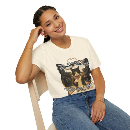 Cats Meowt Side How Bou Cat - Cotton Tee