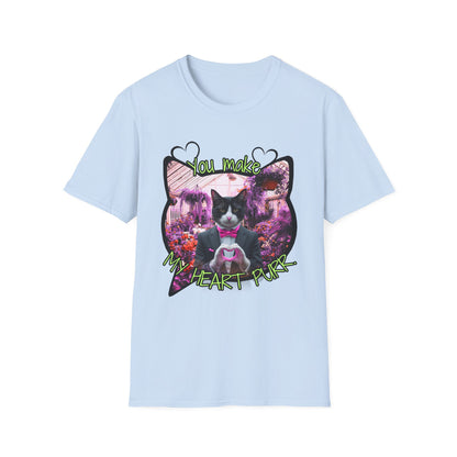 You Make My Heart Purr - Cotton Tee