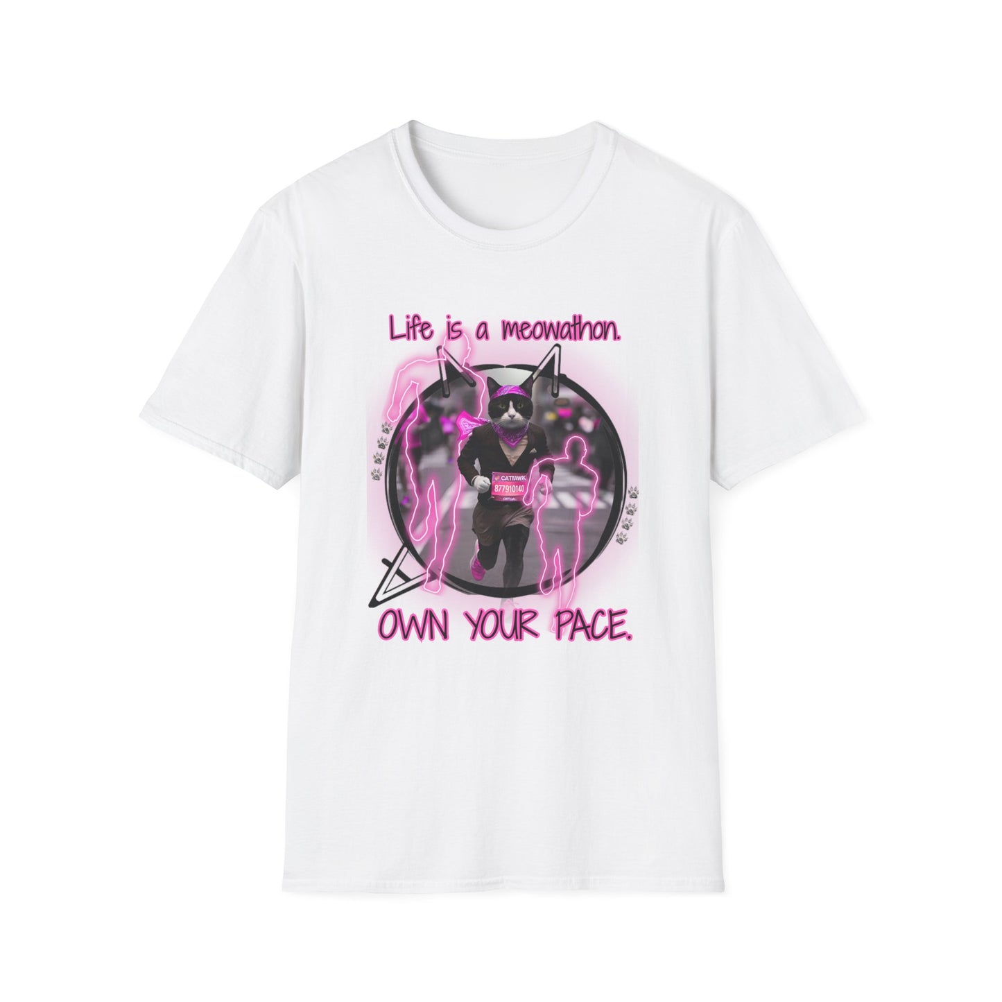 Life is a Meowathon (Pink)