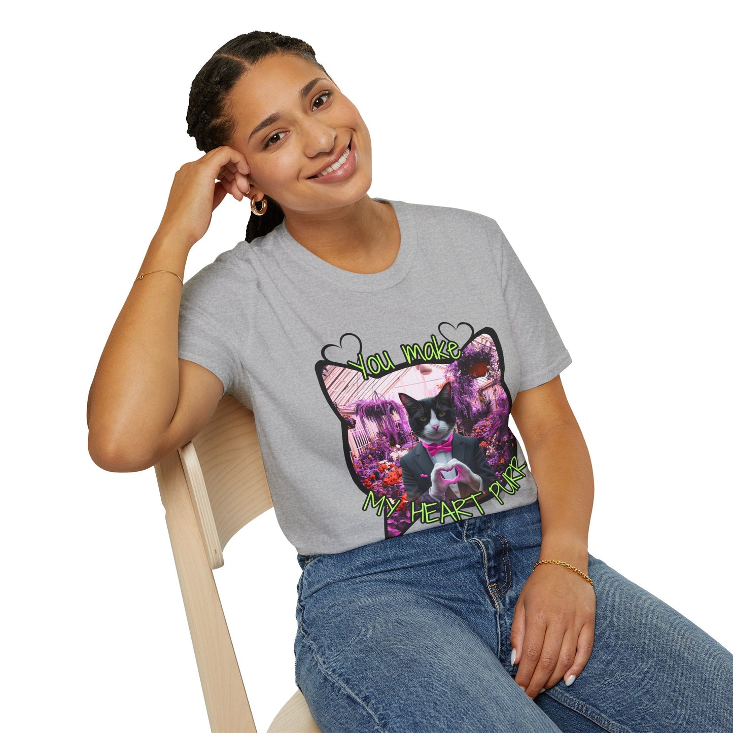 You Make My Heart Purr - Cotton Tee