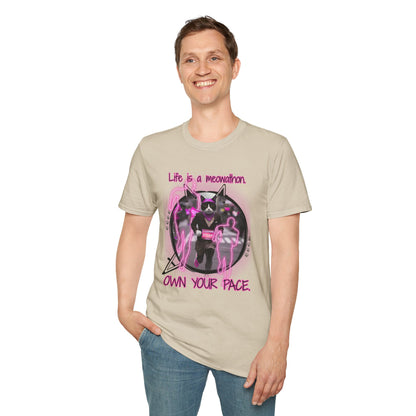 Life is a Meowathon (Pink)