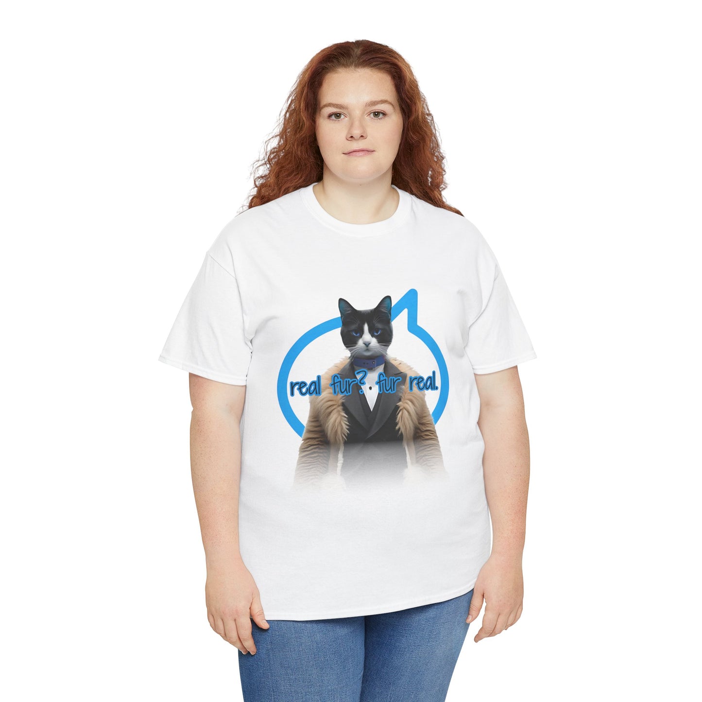 Real Fur?  Fur Real - CatTawk Tee