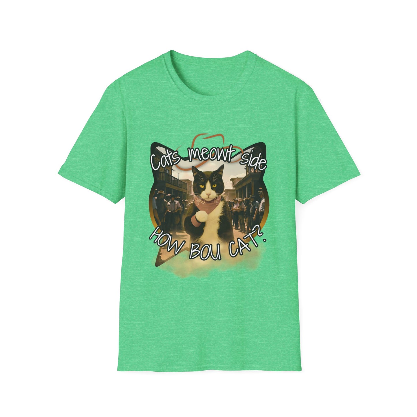 Cats Meowt Side How Bou Cat - Cotton Tee