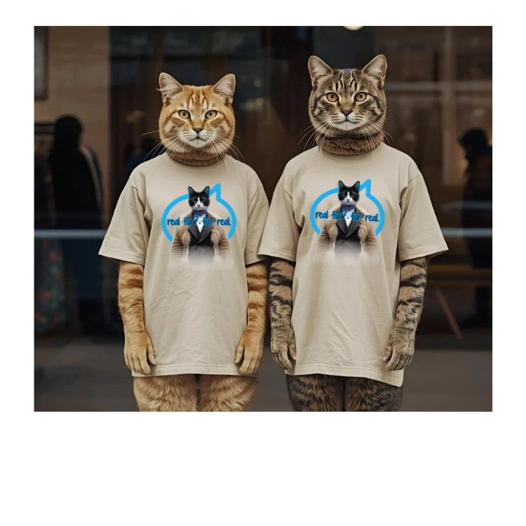 Real Fur?  Fur Real - CatTawk Tee