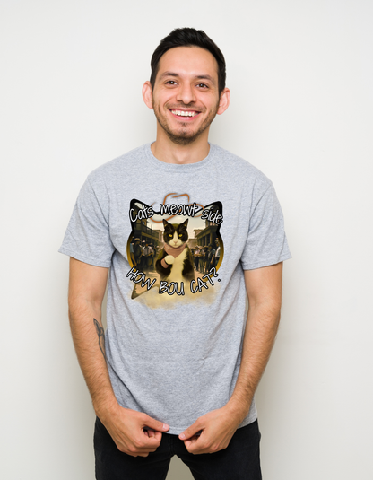 Cats Meowt Side How Bou Cat - Cotton Tee