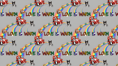 Love is Warm - All Over Print Sweatshirt