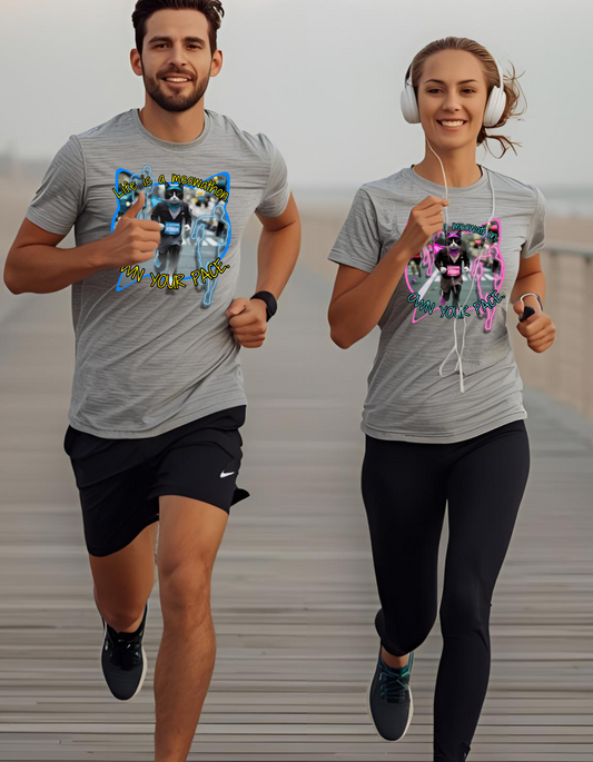 Life is a Meowathon (Blue) - Cotton Tee