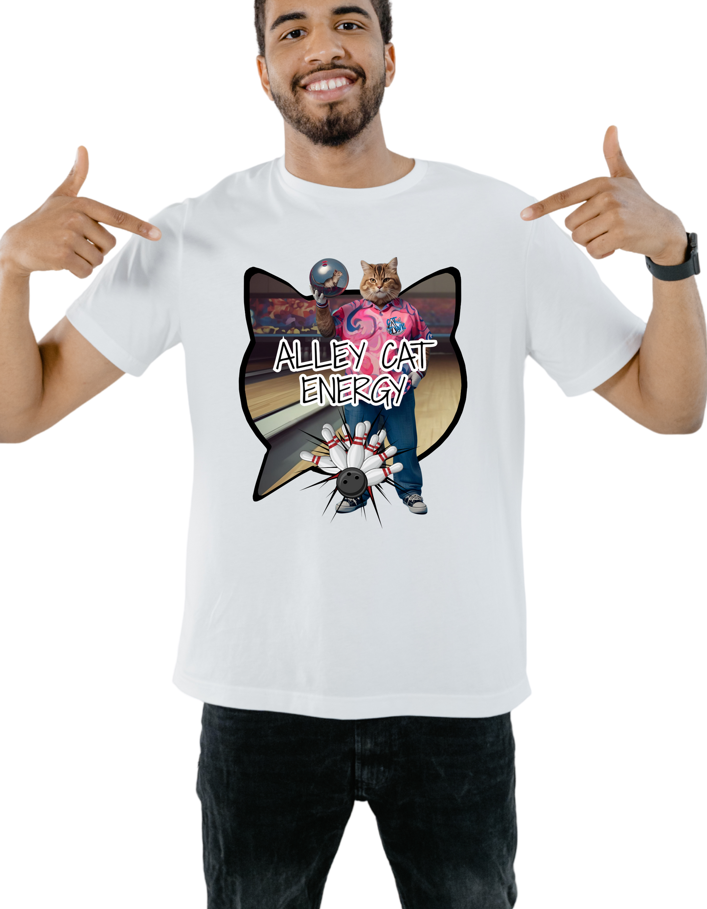 Alley Cat Energy - Cotton Tee