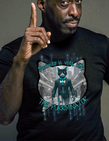 The Purrminator - Cotton Tee