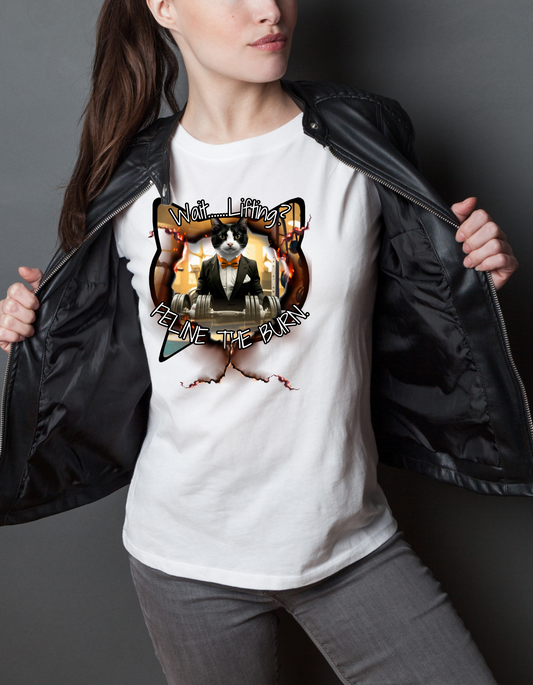 Feline The Burn - Cotton Tee