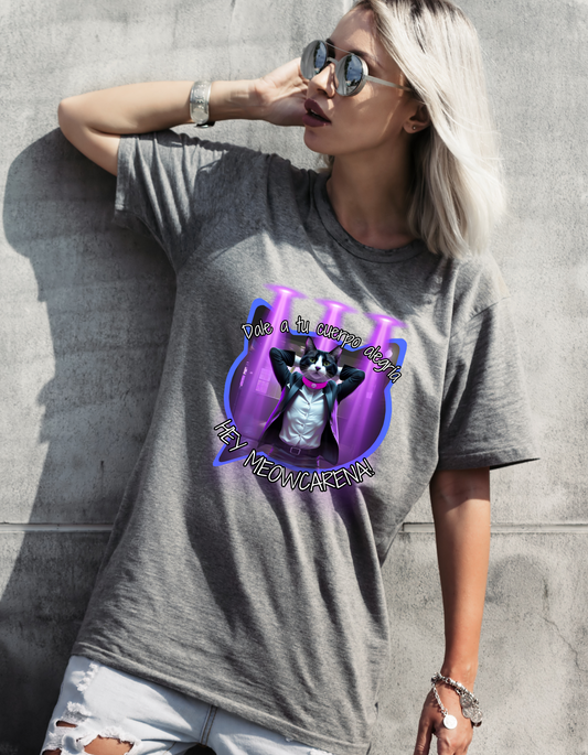 Hey Meowcarena - Cotton Tee