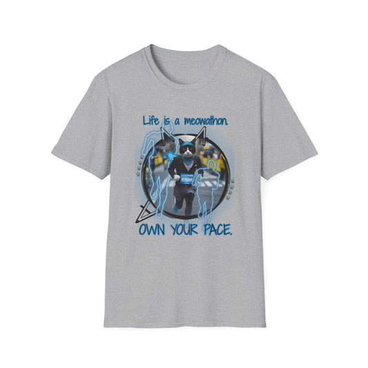 Life is a Meowathon (Blue)