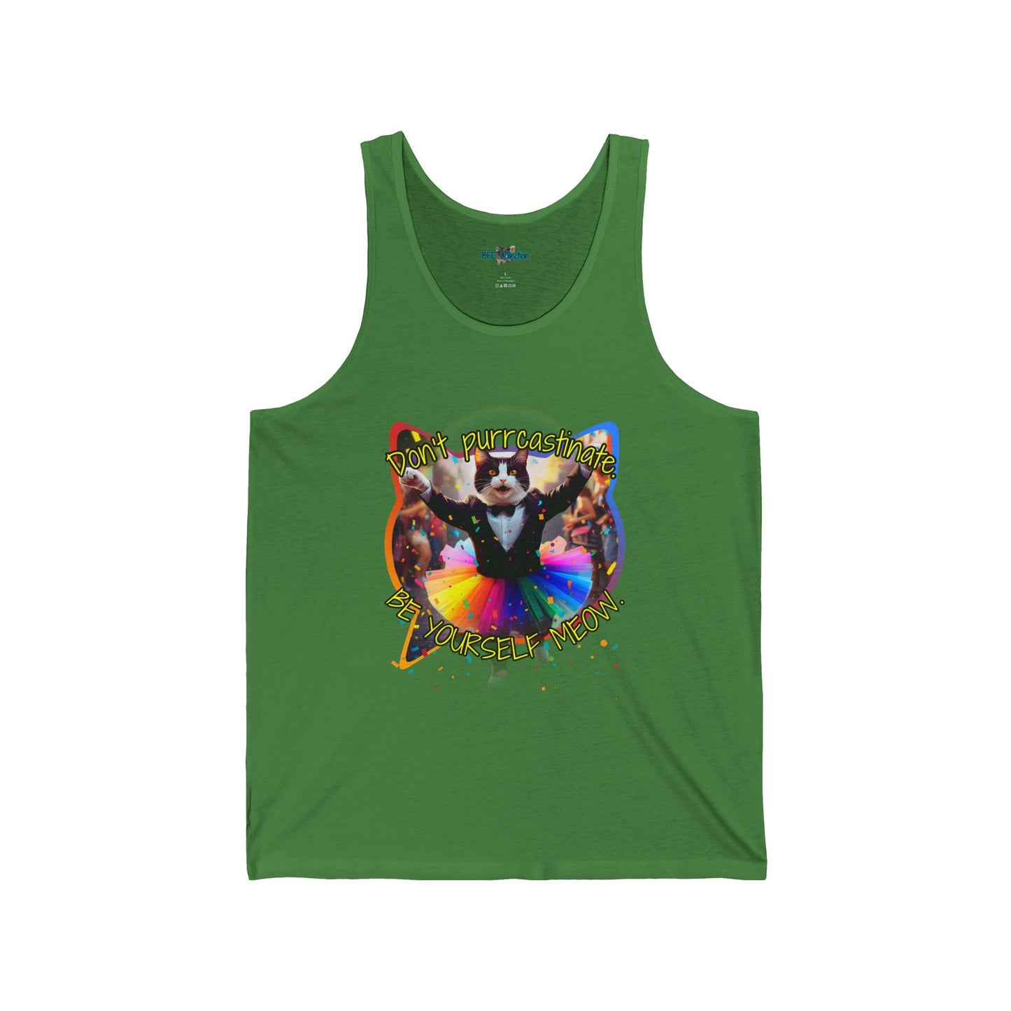 Don't Purrcastinate Be You Meow - Jersey Tank