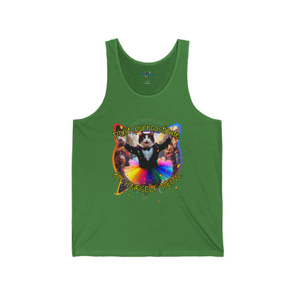 Don't Purrcastinate Be You Meow - Jersey Tank