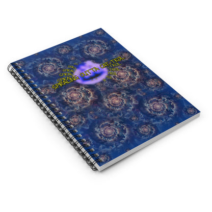 Spiraling Outta Cat-trol Notebook