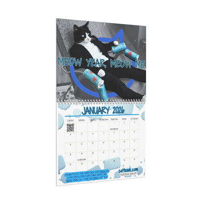 2026 CatTawk 12 Month Calendar