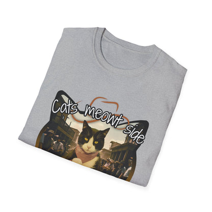 Cats Meowt Side How Bou Cat - Cotton Tee