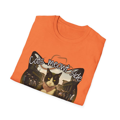 Cats Meowt Side How Bou Cat - Cotton Tee